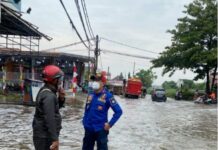 BPBD Kota Tangerang Pantau Sejumlah Wilayah Tergenang Banjir